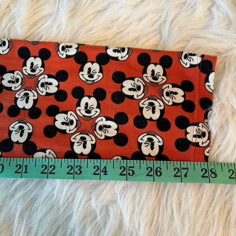 LuLaRoe Disney Leggings Tall‎ & Curvy Mickey Mouse AOP Elastic Stretch Pants OS